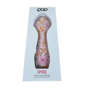 Pop Sonic NIB Spade Face & Neck Sonic Beauty Device Floral Print